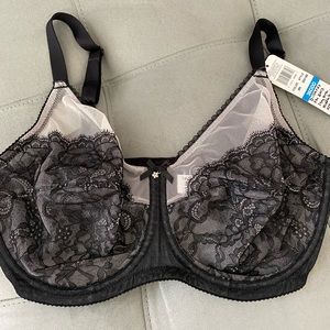 Wacoal 36DDD Black Bra